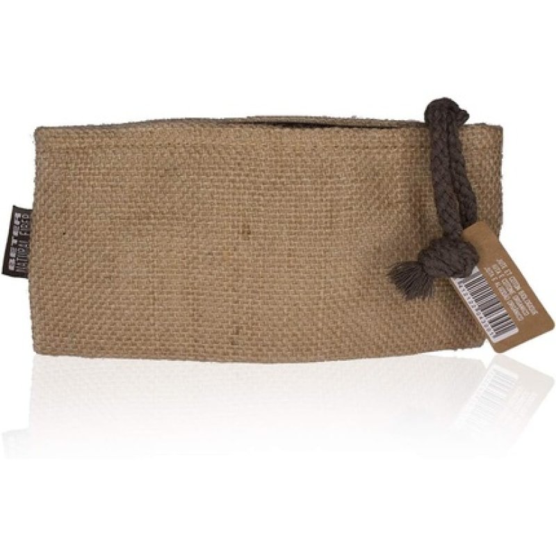 Small Natural Fiber Toiletry Bag