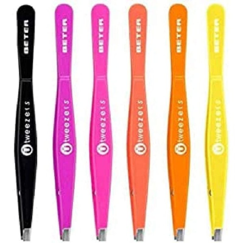 Beter Magnetic Hair Clamp Straight Tip and Tweezers Black - Standard