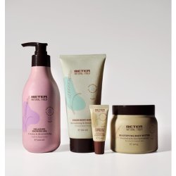 Beter Natural Fiber Body Care Set 3-Piece Shower Set with Shower Gel