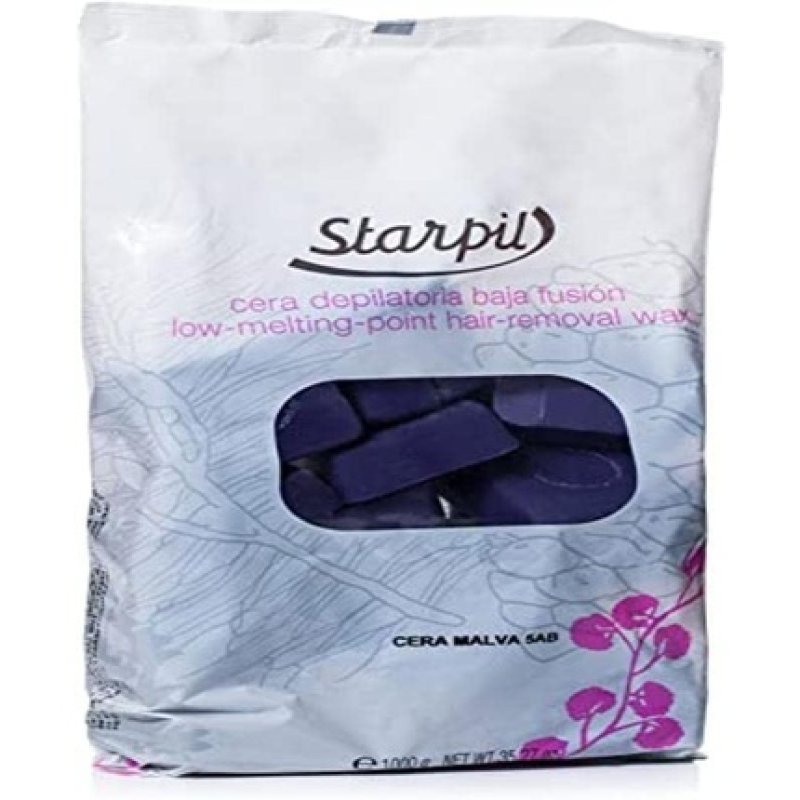 Stripless Purple Malva Hard Wax Starpil 1kg