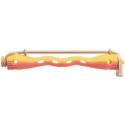 EUROSTIL Permanent Corrugated Rolls Diameter 7.5mm Yellow Pink