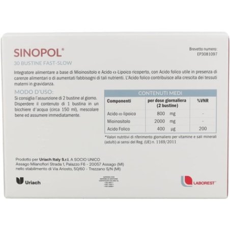 Sinopol 30 Packets of 2.5g