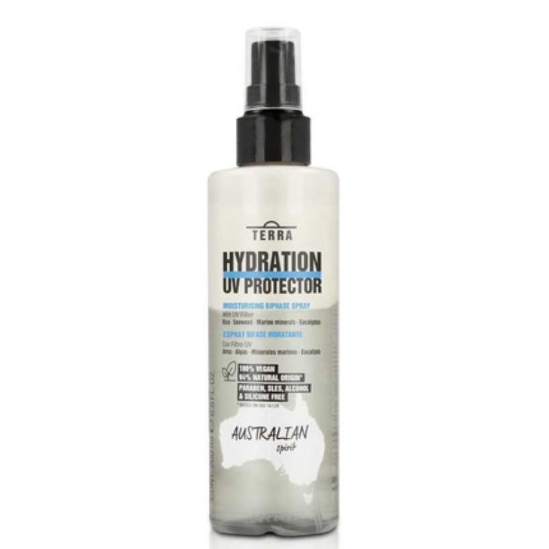 LENDAN Terra Hydration UV Protector Detangling Spray 200ml Moisturizing Two-Phase Spray Heat and UV Protection Prevents