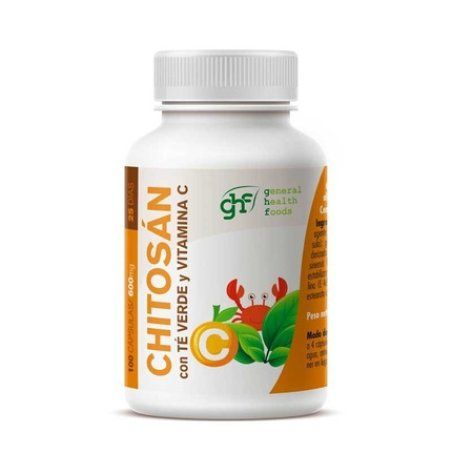 Ghf Chitosan Green Tea 600 Mg 100 Capsules
