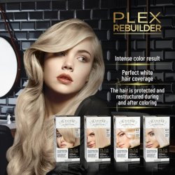 Il Salone Milano Plex Rebuilder Permanent Hair Color Cream 10.1 Extra Light Ash Blonde Professional Hair Dye Kit