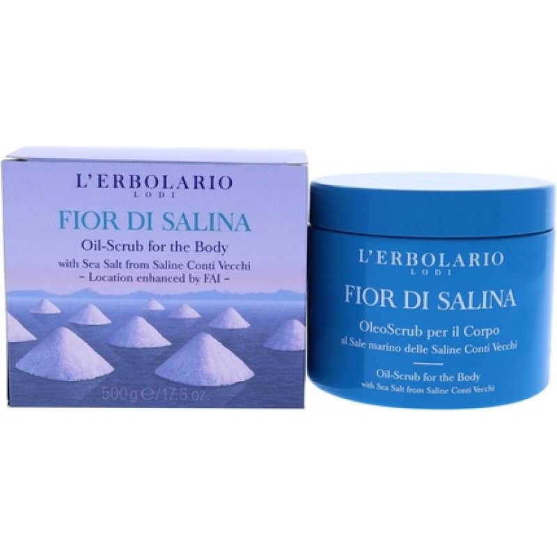 L'Erbolario FIOR DI SALINA Body Oil Scrub 500g
