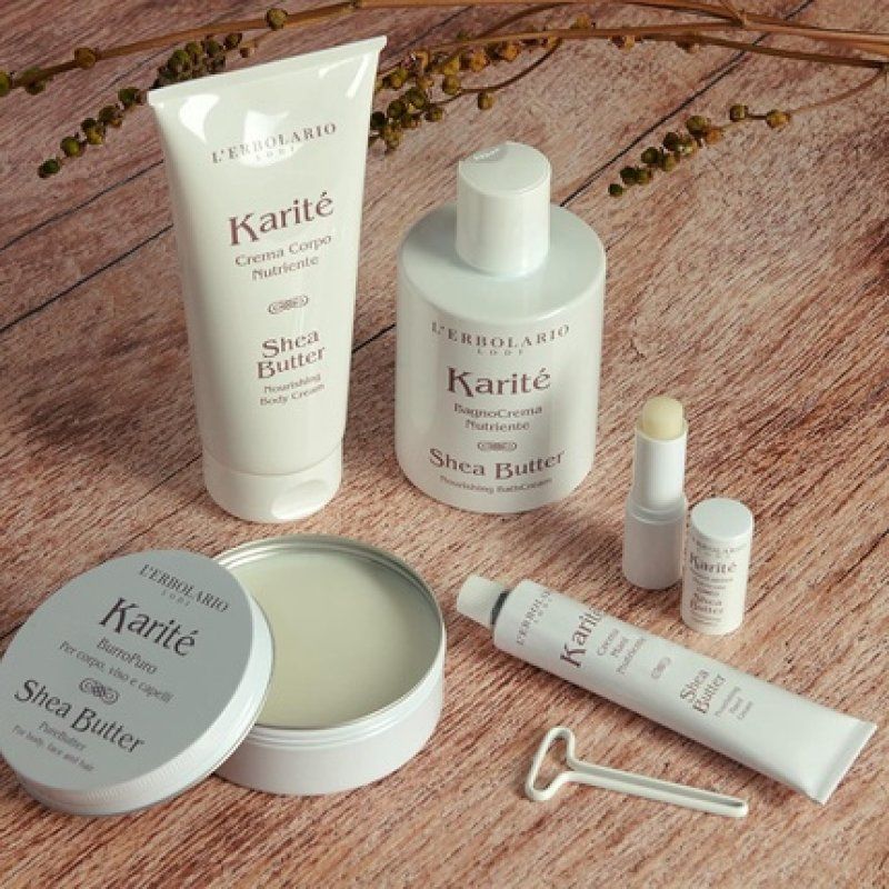 Lerbolario Shea Butter Nourishing Bath Cream for Unisex 10.1 oz