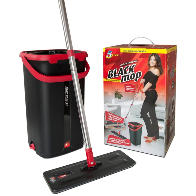 SuperFive 8022550011109 mopping system/bucket Black