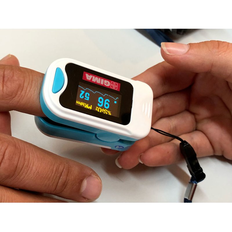 GIMA OXY-3 pulse oximeter Turquoise, White