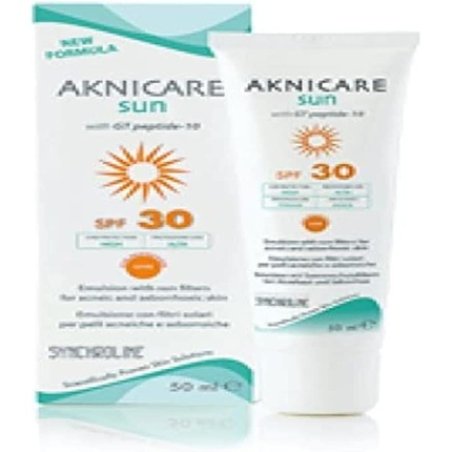Synchroline Aknicare Sun Face UVB 30 - UVA 20 50ml for Acne