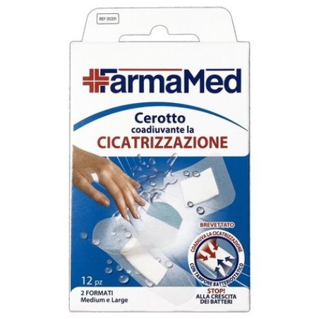 Healing Plasters 12 Pieces in 2 Sizes