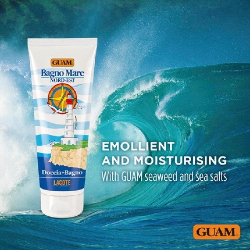 Guam Nordostseebad Softening and Moisturizing Shower Gel with Guam Seaweed and Sea Salt 250ml