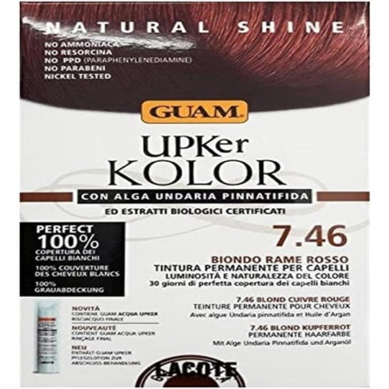 Guam Upker Kolor Permanent Dye Natural with Undaria Seaweed and Organic Ingredients