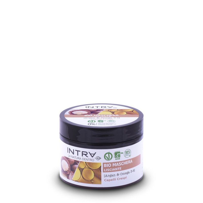 Intra Argan & Omega 3-5 Organic Mask Smoothing masque pour cheveux 250 ml Femmes