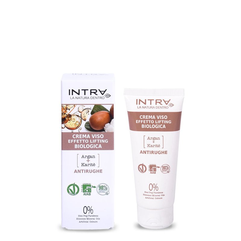 Intra Argan Oil Shea Butter Organic Face Cream With Lifting-effect Crèmes de jour et de nuit Visage, Cou 50 ml