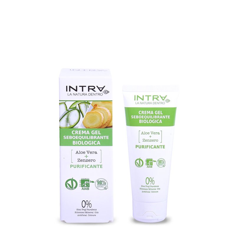 Intra Aloe & Ginger Sebum-Balancing Gel Cream Organic
