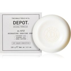 DEPOT Hydrating Shaving Soap 100g - Specific for traditional shaving with brush, keeps skin soft and hydrated
