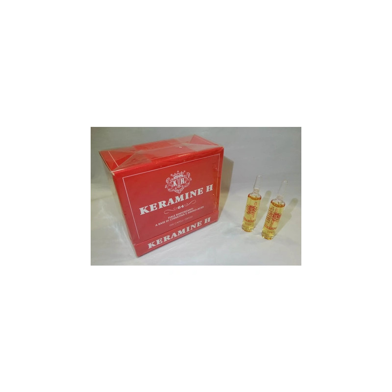 Keramine H Oily Hair Strengthening Vials - 10 X 10ml, Old Formula Rare