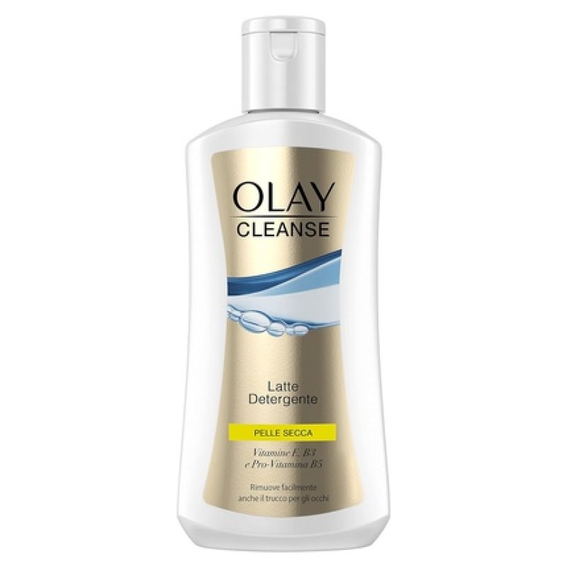 Olay Cleanse Cleansing Milk for Dry Skin, Removes Eye Makeup Effortlessly 200ml