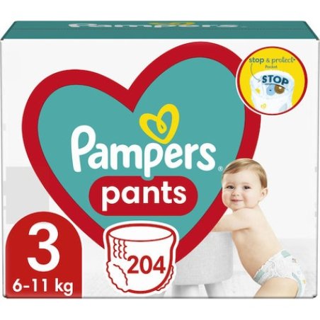Pampers Pants Boy/Girl 3 204 pc(s)