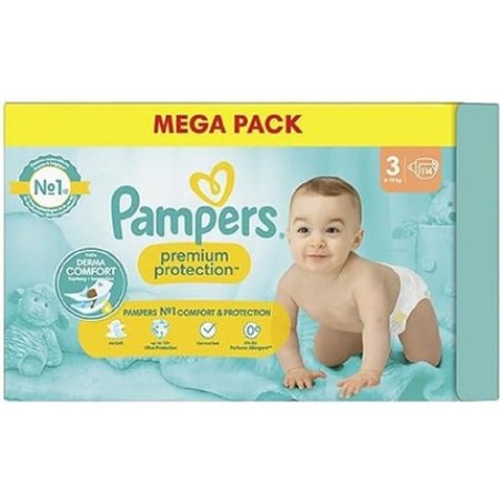 Pampers Premium Protection Size 3 - 114 Pieces