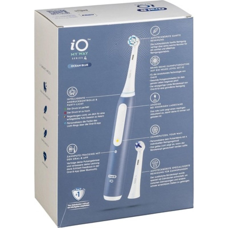 Oral-B iO My Way, Elektrische Zahnbürste (grau/weiß)
