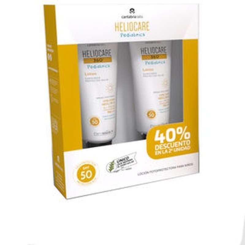 Heliocare 360 Pediatrics Sunscreen Lotion Spf50 - Pack Of 2 X 200 Ml