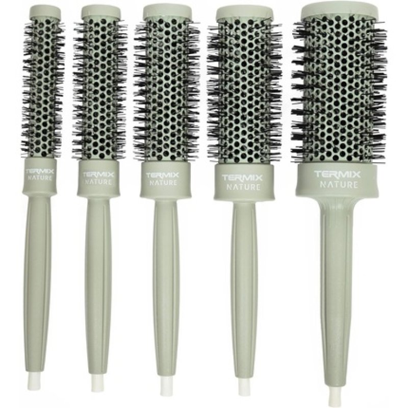 Thermix Professional Nature Round Brushes Pack of 5 - Diameter 17, 23, 28, 32, 43
