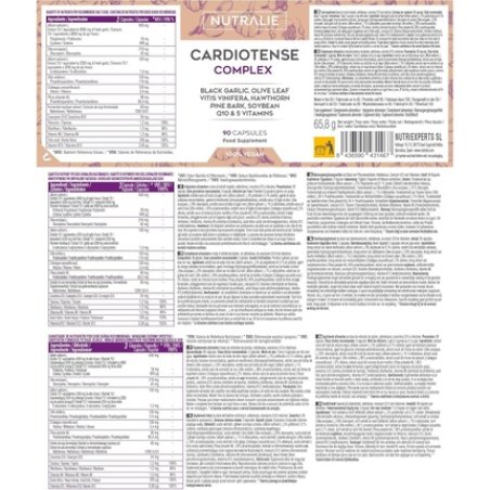 Black Garlic Complex 11250mg Hawthorn Olive Leaf Capsules for Heart Health