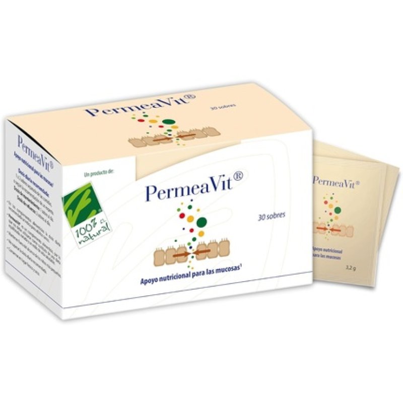 Permeavit 30 Sachets - Improves Intestinal Transit by Balancing Mucous Membranes