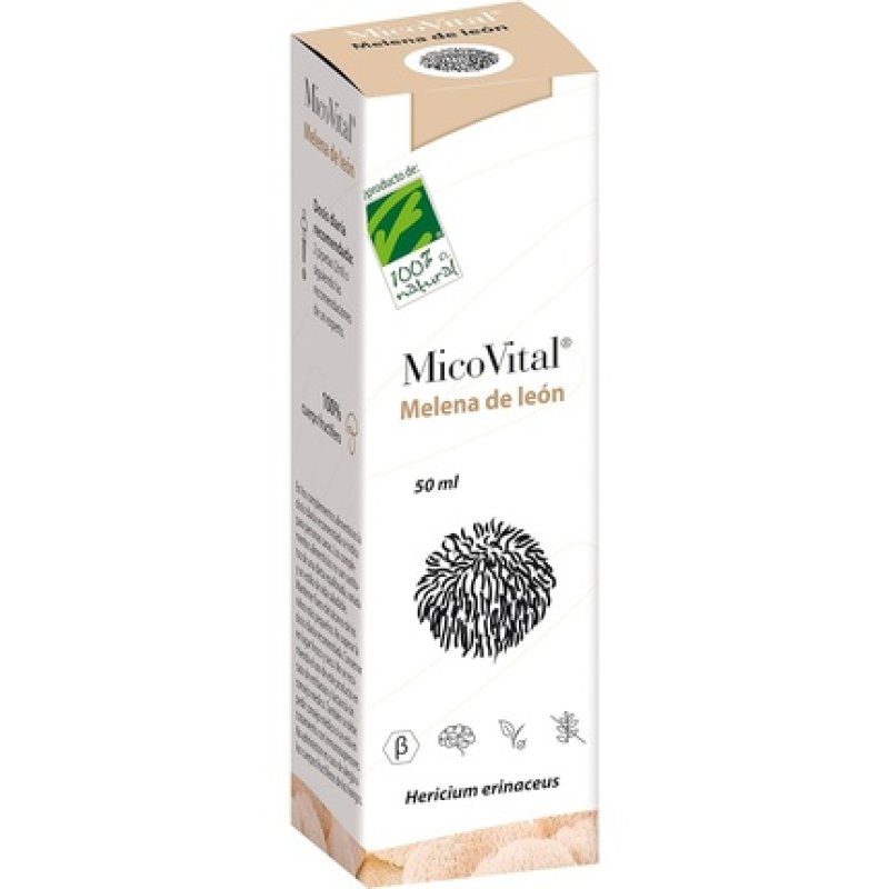100% Natural MICOVITAL Liquid Lion Melena 50ml