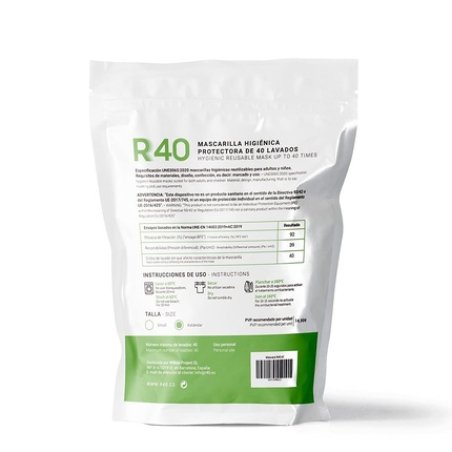 R40 Adult Hygienic Protective Mask White