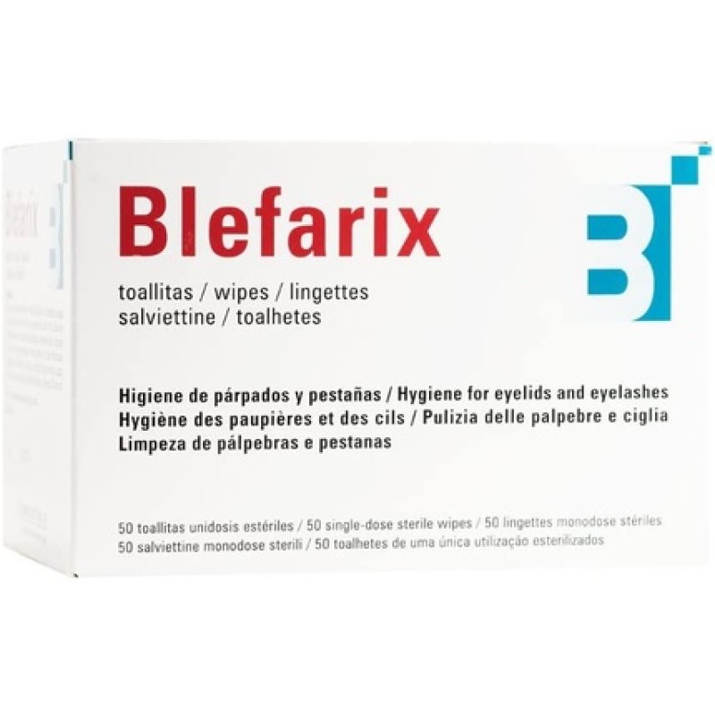BlefariX Eyelid and Eyelash Wipes