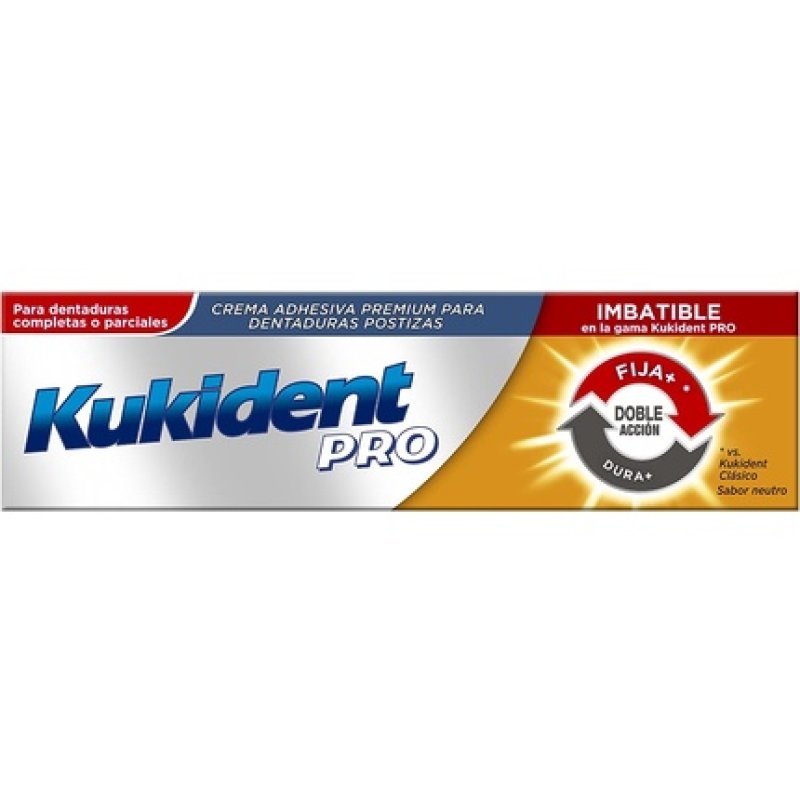 Kukident Pro Crema Adh Doble Accion 40g