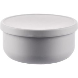 Zopa Silicone Bowl with Lid Dove Grey 1 piece