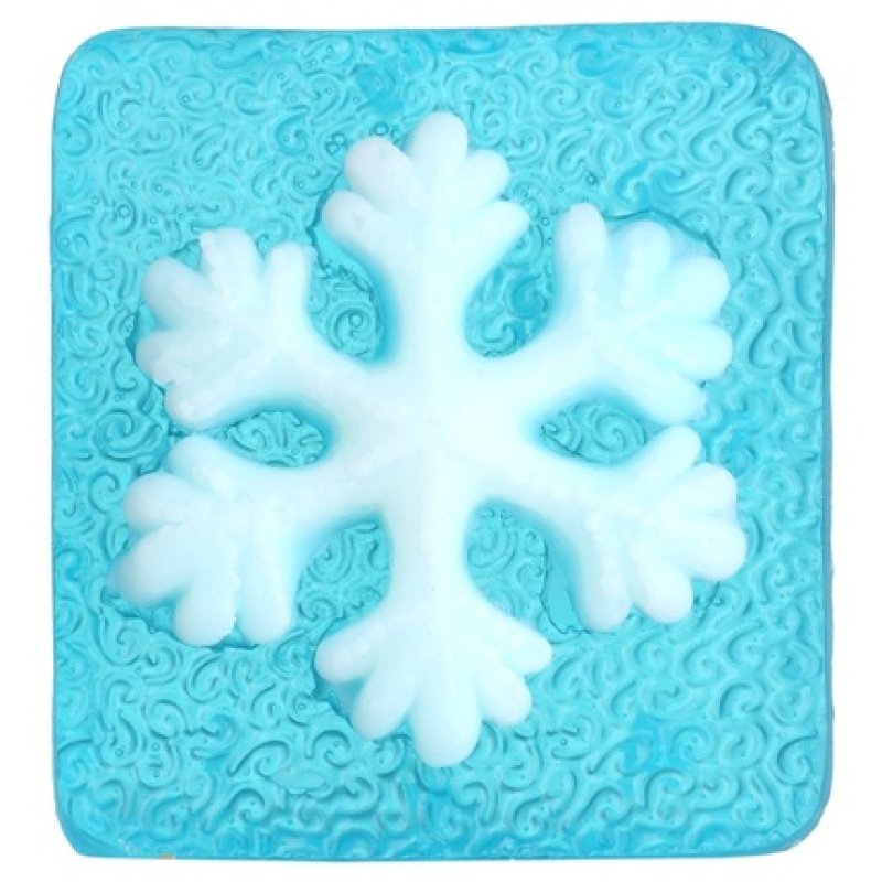 Handmade Snowflake Soap