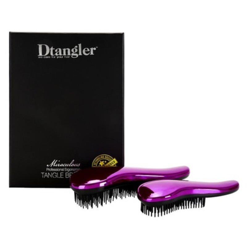 Miraculous Purple Set - Gift set of hair brushes