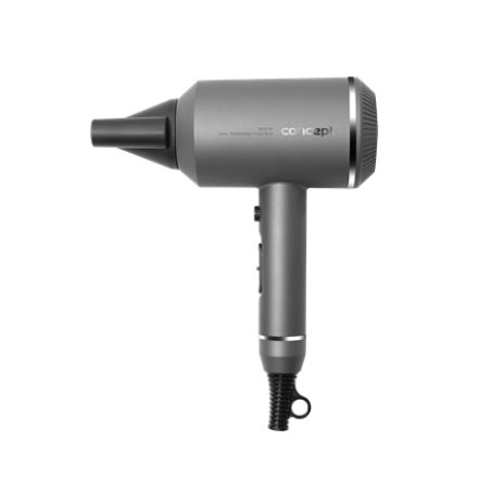 Concept Titan Care VV5750 Hair Dryer with Ionizer 3 Temperature Settings and 2 Airflow Speeds 1600W Matte Gray