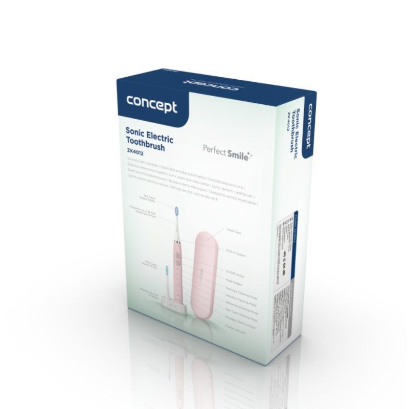 Concept ZK4012 electric toothbrush Adult Sonic toothbrush Pink