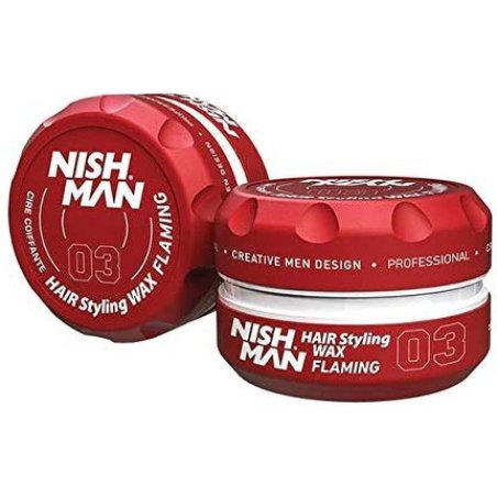 Nish Man Hair Styling Gel Wax Flaming 03