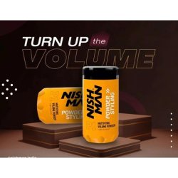 NISHMAN Hair Volume Powder 20g Light Control Natural Matte Look Hair Styling Powder Men Texturising Volumising Hair