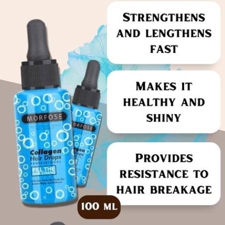 Morfose Collagen Hair Drops Serum 100ml Brunette