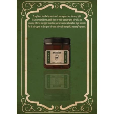 Bandido Hair Styling Gel for Men 500ml Ultra Strong Natural Look