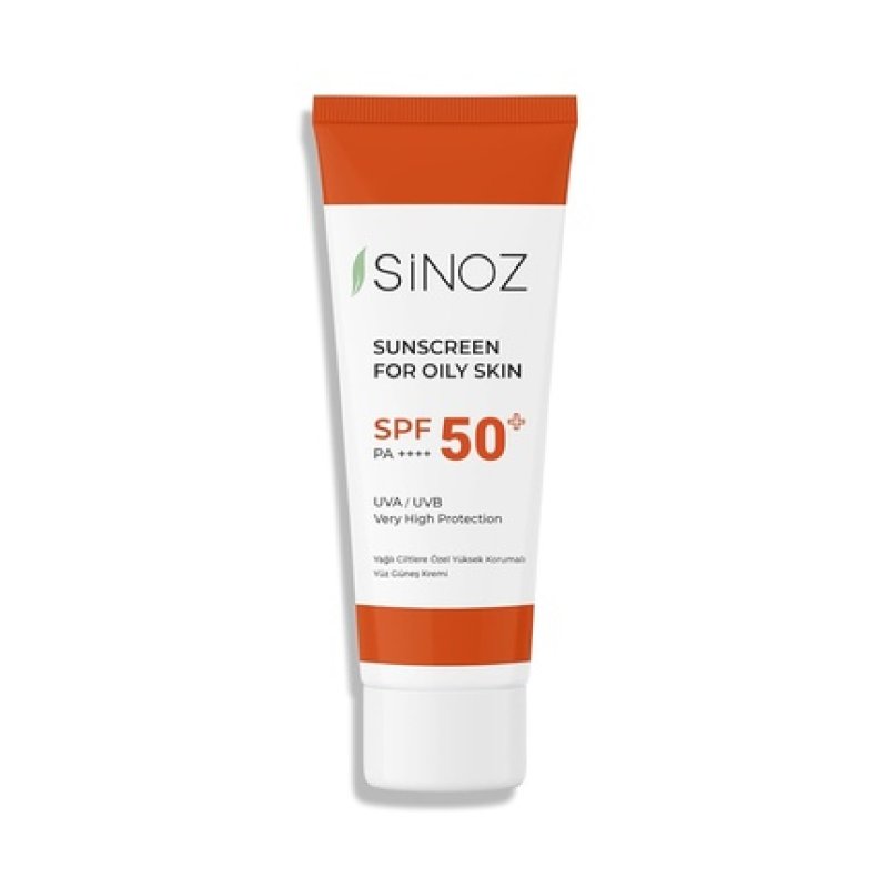Sinoz Sunscreen Oily Skin SPF 50 Nourishing Face Cream UV