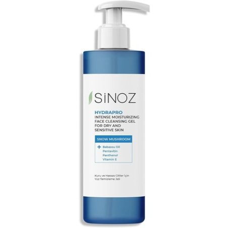 Sinoz Hydrapro Intense Moisturizing Face Cleansing Gel for Dry and Sensitive Skin