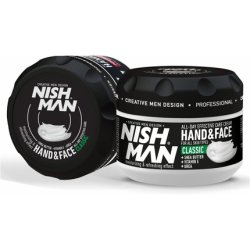 NISHMAN Hand Face and Body Cream for Men 300ml Classic Extract Smoothing Nourishing Moisturizing Refreshing Effect