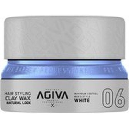 Agiva Hair Styling Clay Wax Natural Look White 06 - 155ml