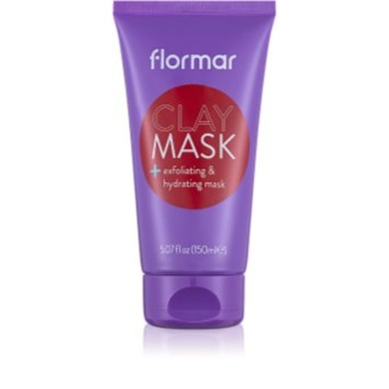 Flormar Clay Mask 150 Ml - Exfoliating And Cleansing Face Mask With Clay