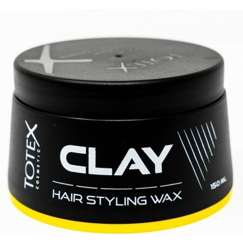 Totex Hair Men Styling Hair Clay Wax Strong Hold Texture Natural Messy Look Finish Coconut Scent 150ml