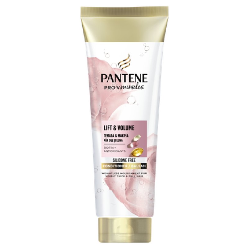 Pantene Conditioner Rose Water Lift Volume 160 Milliliters